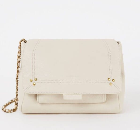 J&#xE9, r&#xF4, me Dreyfuss Crossbodytas van geitenleer met studs