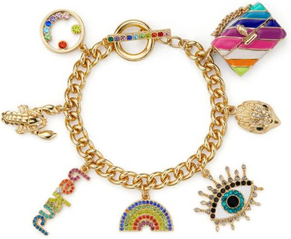 Kurt Geiger Multi Charms armband met kristal
