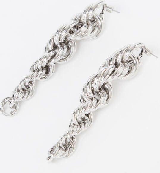 Mango Lange gevlochten oorbellen