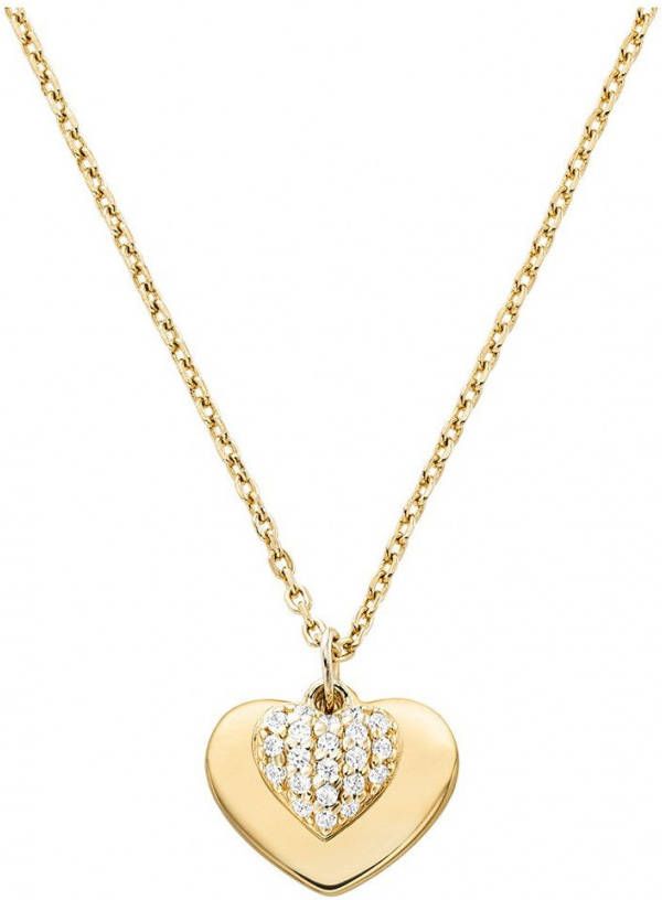Michael Kors zilveren ketting Love goudkleurig MKC1120AN710