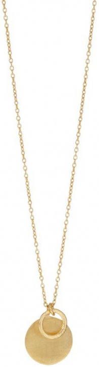 Pernille Corydon Coin & Circle ketting verguld