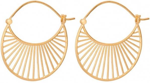 Pernille Corydon Daylight oorhangers verguld