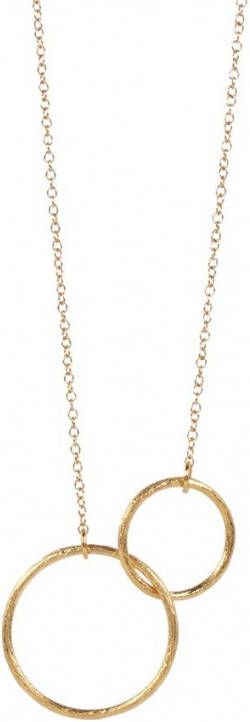 Pernille Corydon Double Plain ketting verguld