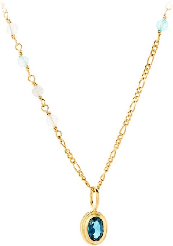 Pernille Corydon Hellir ketting verguld