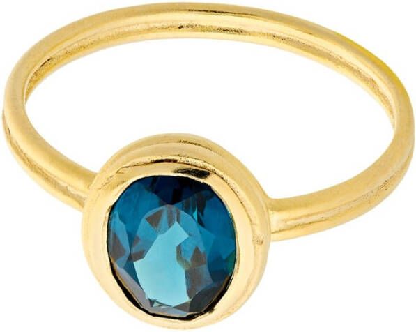 Pernille Corydon Hellir ring verguld