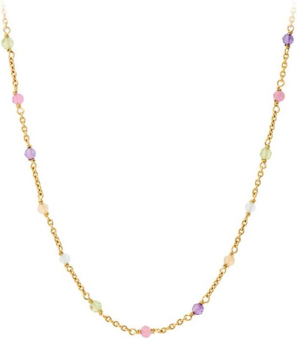 Pernille Corydon Rainbow ketting verguld