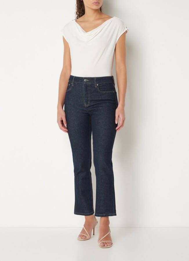 Ralph Lauren Top met watervalhals en ketting detail