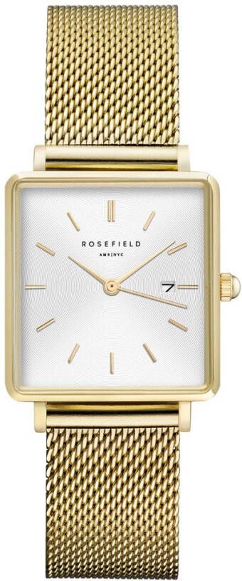 Rosefield Boxy Mesh horloge QWSG Q03