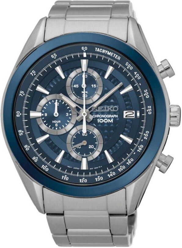 Seiko Horloges SSB177P1 Zilverkleurig