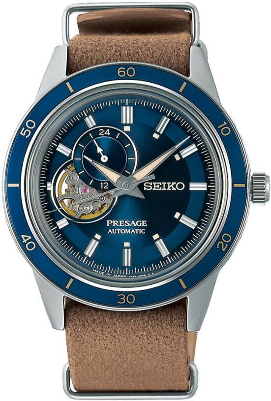 Seiko Presage SSA453J1 Presage Style 60s Denim horloge