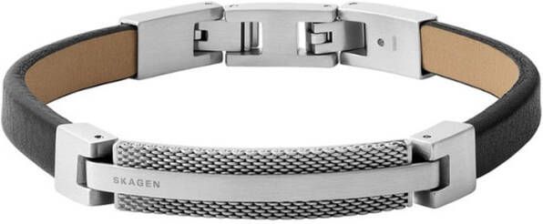skagen Torben armband van leer SKJM0208040