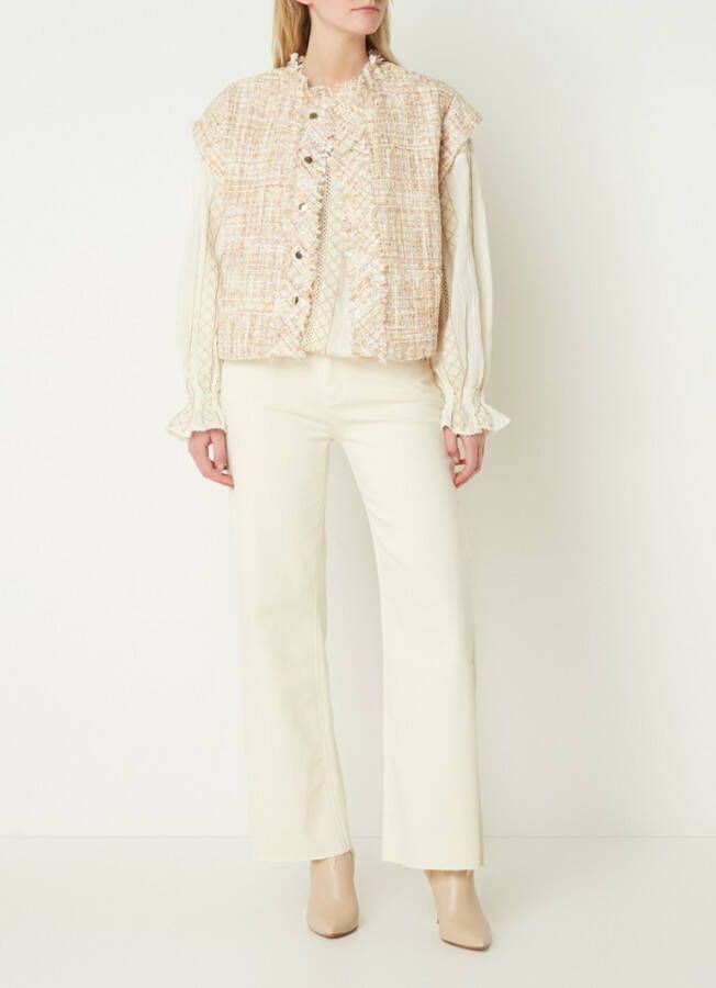 Summum Woman Gilet Ecru 9S093 11574 122 , Beige, Dames