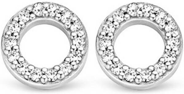 TI SENTO Milano Oorbedels van zilver met zirkonia 9146ZI