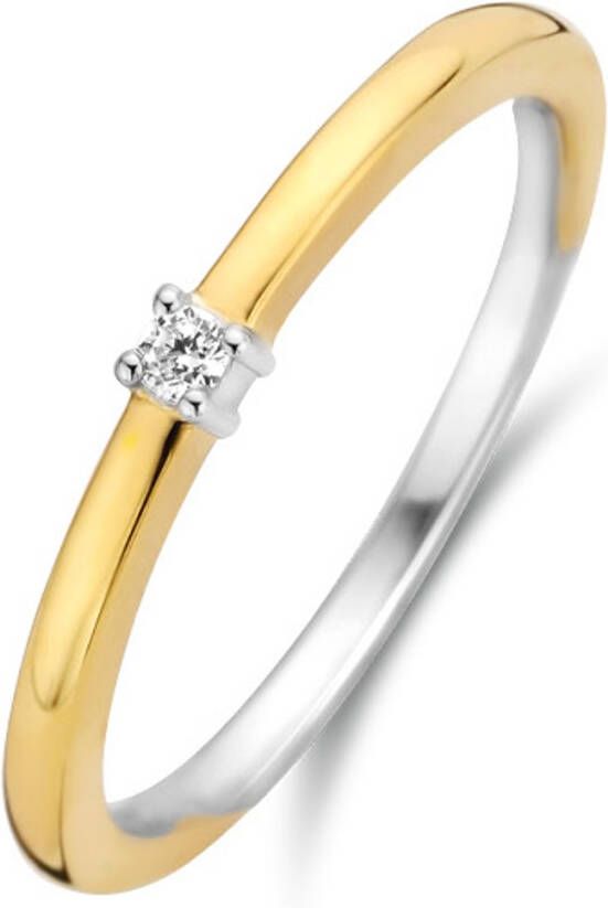 TI SENTO Milano Ringen 925 Sterling Zilver Ring 12210 Goudkleurig