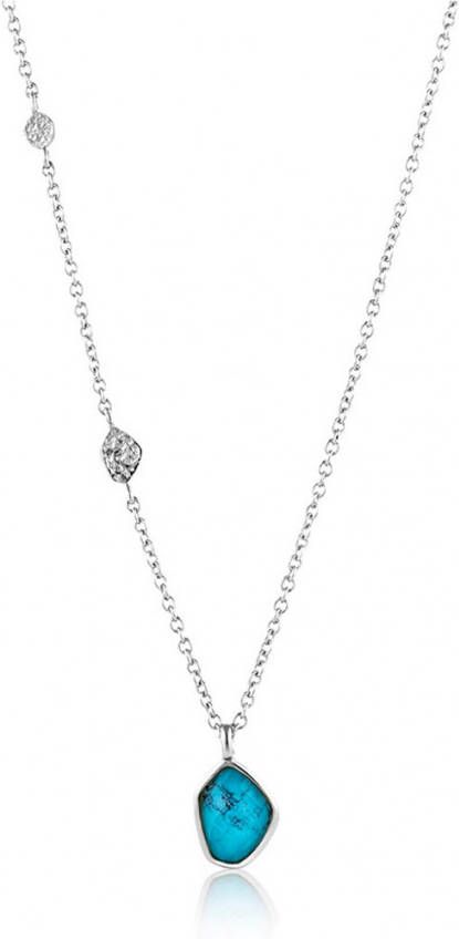 Ania Haie Turquoise Pendant ketting van zilver