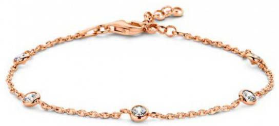 Casa Jewelry Armband Pruts van zilver ros&#xE9; verguld