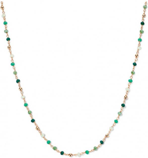 Casa Jewelry Mystic Emerald ketting verguld