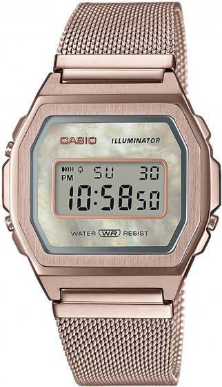 Casio Horloges Vintage Iconic A1000MCG 9EF Ros&#233, goudkleurig online kopen