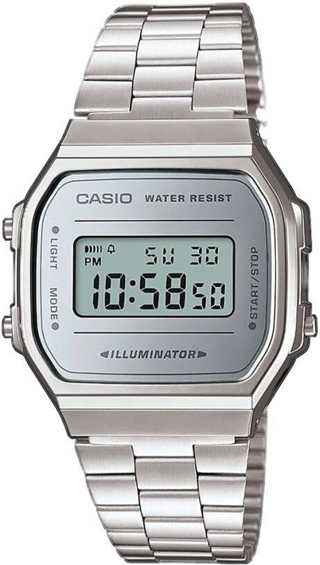 Casio Horloges Vintage Iconic A168WEM 7EF Zilverkleurig online kopen
