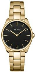 Cluse Horloges Feroce Petite Steel Gold colored Zwart online kopen