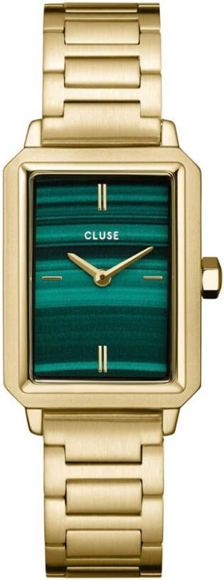 Cluse Horloges Fluette Steel Gold colored Groen online kopen