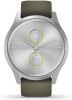 Garmin Vivomove Style Smartwatch Met Mechanische Wijzers En Kleurentouchscreen Silver Moss online kopen