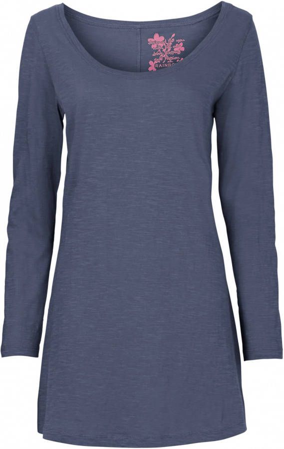 RAINBOW Longshirt, indigo, 60% katoen, 40% polyester