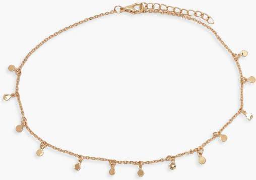 boohoo Choker Met Bloem Detail, Goud