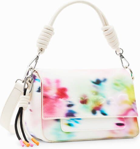 Desigual Kleine tas met onscherpe print