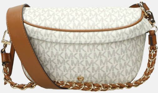 Michael Kors Slater tas XS vanille/acorn
