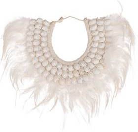 Cozy Ibiza Ketting van schelpen en veren