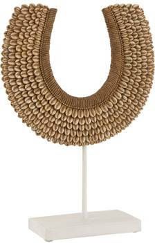 J-Line J Line Ketting op Voet Wit Bruin