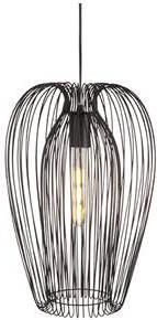 Leitmotiv - Lucid Large Hanglamp IJzer Diameter 30 cm Zwart