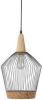 Zuiver Birdy Hanglamp Rattan/Ijzer 48 x 31 cm online kopen