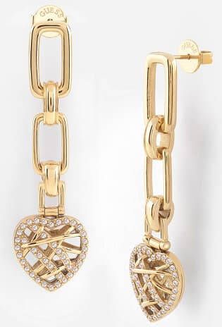 Guess "Heart Cage" Oorbellen