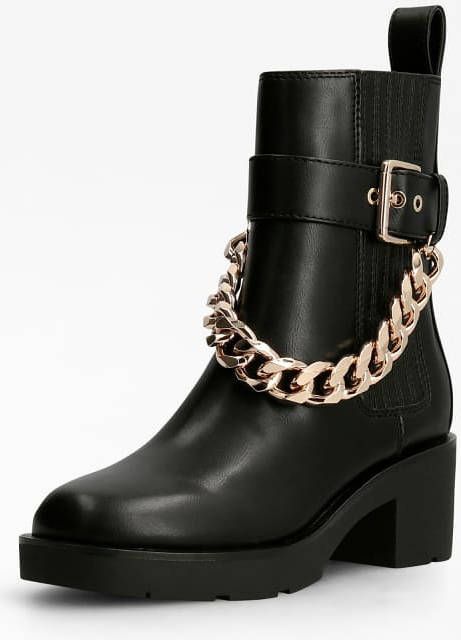 Guess Parsle biker boot met gesp detail