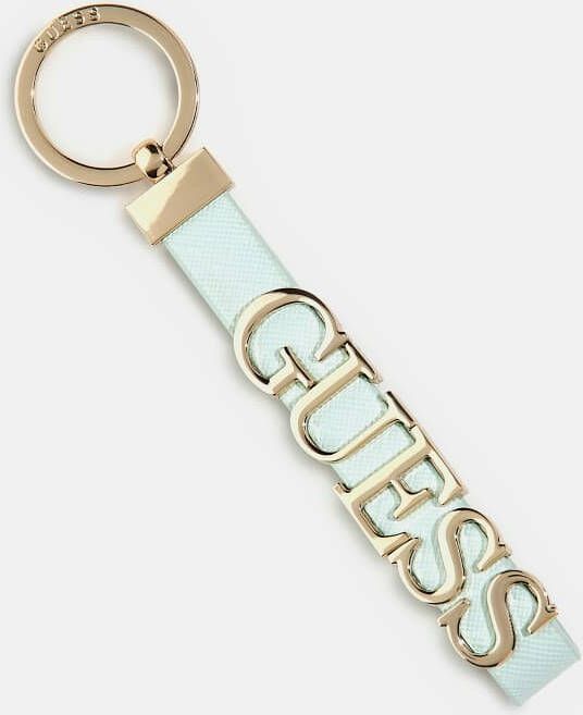 Guess Sleutelhanger Saffiano Logo Opschrift