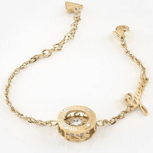 Guess Armbanden Bracelet Solitaire JUBB01462JWYGS Goudkleurig