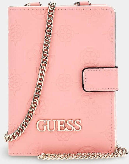 Guess Wilder Paspoorthouder 4G Peony Logo
