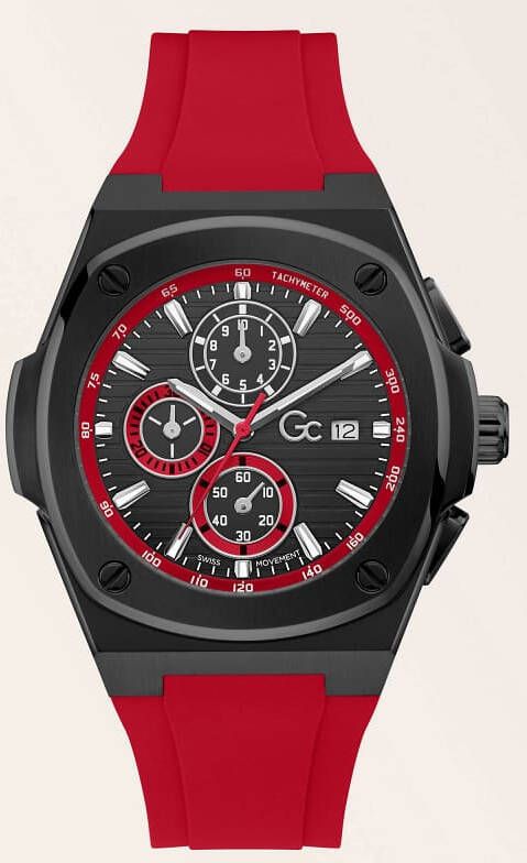 Guess Horloge Gc Chronograaf Silicone