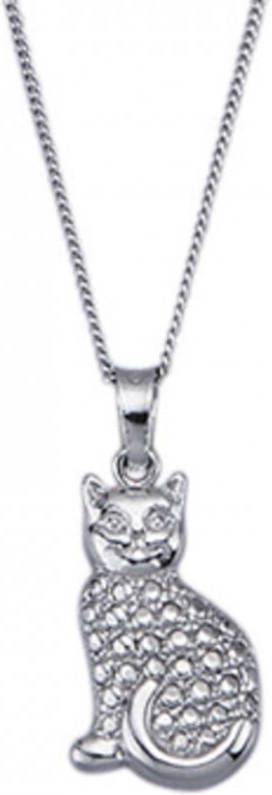 AMY VERMONT Hanger met ketting van echt zilver Zilverkleur