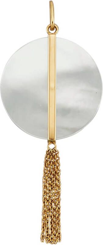 AMY VERMONT Hanger met parelmoer Wit