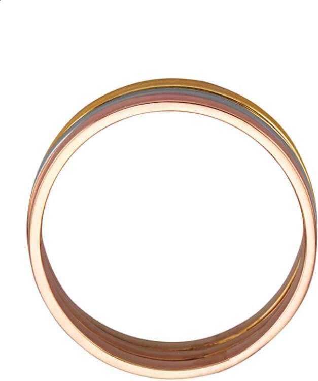 KLiNGEL Damesring 9 kt. Tricolor