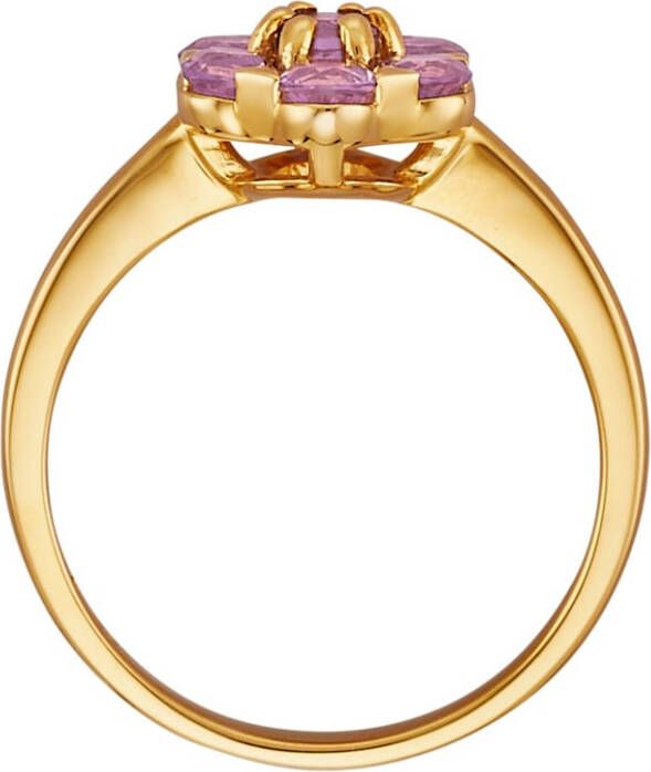 KLiNGEL Damesring met amethist Paars