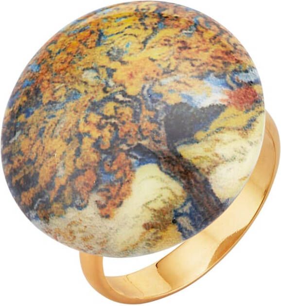 KLiNGEL Damesring met Muranoglas Multicolor