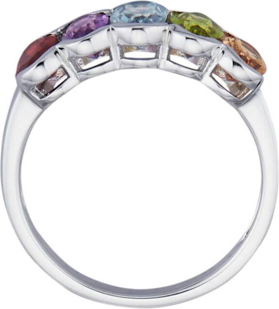 KLiNGEL Damesring van echt zilver Multicolor