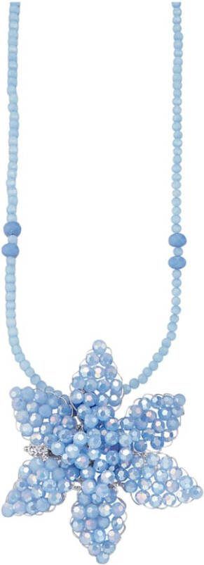 KLiNGEL Hanger Bloem met ketting Blauw