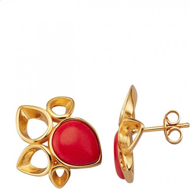 KLiNGEL Oorstekers met koraal Oranje