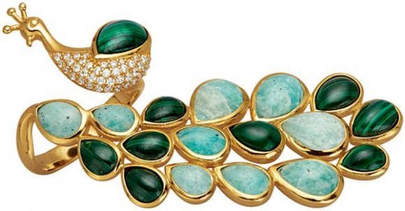KLiNGEL Ring Pauw Groen