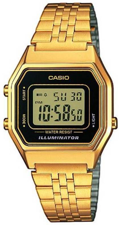 Casio Horloges Vintage Iconic LA680WEGA 1ER Goudkleurig